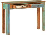 Tavolo Consolle 110X30X75 Cm In Legno Massiccio Di Recupero