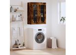Vidaxl Armadio A Muro In Rovere Fumé 69,5X34X90 Cm