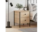 Comodino Rovere Sonoma 40X42X50 Cm Materiale A Base Di Legno