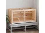Vidaxl Gabbia Per Criceti 89,5X45X45 Cm In Legno Massiccio D'abete