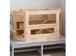 Vidaxl Gabbia Per Criceti 80X40X43 Cm In Legno Massiccio D'abete