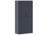 Vidaxl Armadio Per Archiviazione Antracite 90X40X180 Cm In Acciaio