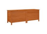 Vidaxl Cassapanca Da Giardino Marrone 150X50X56,5 Cm In Legno Massiccio Di Abete