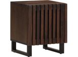 Vidaxl Comodini 2 Pezzi 40X34X46 Cm In Legno Massiccio Di Mango