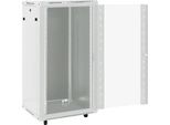Vidaxl Armadio Di Rete 22U Su Rotelle 19" IP20 60X60X120 Cm"