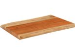Vidaxl Piano Da Tavolo 50X40X3,8 Cm Rettangolare In Legno Massiccio Acacia Bordo Albero
