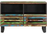 Mobile Tv Vidaxl 70X34X46 Cm In Legno Massiccio Di Acacia