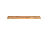 Vidaxl Piano Da Tavolo 100X30X2,5 Cm Rettangolare Legno Massiccio Grezzo Mango