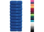 Vidaxl Asciugamani Premium Per Ospiti Solund 10 Pz. Blu 30X50 Cm 600 G/M²