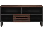 Mobile Tv Vidaxl Marrone 100X34X46 Cm In Legno Massiccio Di Mango