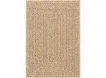 Vidaxl Tappeto Zizur Beige 120X170 Cm Effetto Juta Per Interni Ed Esterni