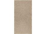 Vidaxl Tappeto Zizur Beige 80X150 Cm Effetto Juta Per Interni Ed Esterni
