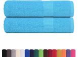 Vidaxl Asciugamani Da Doccia 2 Pz. Turchese 70X140 Cm 360 G/M² 100% Cotone