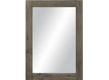 Vidaxl Specchio Da Bagno Grigio 50X3X70 Cm In Legno Massiccio Di Mango