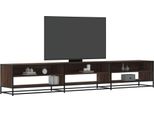 Vidaxl Mobile Tv Marrone Effetto Rovere 270X40X46 Cm Materiale A Base Di Legno