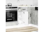 Vidaxl Base Da Cucina Lucca Cemento Grigio Materiale A Base Di Legno