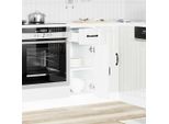 Vidaxl Base Da Cucina Lucca Bianco Lucido A Base Di Legno