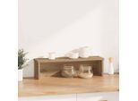Vidaxl Scaffale Da Cucina Impilabile In Rovere Artisan 60X15X16 Cm Materiale A Base Di Legno