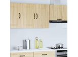 Vidaxl Parete Attrezzata Per Cucina Kalmar Sonoma In Legno Di Quercia
