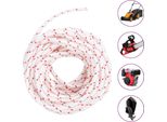Vidaxl Corda Di Avviamento Bianca E Rossa Ø5 Mm 10 M Nylon