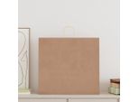 Vidaxl Sacchetti Di Carta 250 Pezzi Con Manici Marrone 54X15X49 Cm