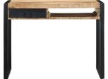 Vidaxl Scrivania 100X50X75 Cm Legno Massiccio Grezzo Mango