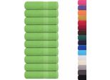 Vidaxl Asciugamani Da Doccia Frogn 10 Pz. Verde Mela 70X140 Cm 360 G/M²