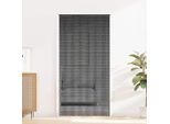Vidaxl Tenda Porta Insetti Grigio Scuro 90X220 Cm Bambù