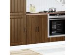 Vidaxl Base Per Lavello Lucca Brown Materiale A Base Di Legno Effetto Rovere
