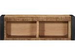 Vidaxl Mobile Tv 80X30X25 Cm Legno Massiccio Grezzo Mango