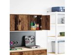 Vidaxl Armadio A Muro Per Garage In Materiale A Base Di Legno Rigenerato