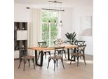 Vidaxl Gambe Del Tavolo Da Pranzo A Forma Di V 2 Pezzi Nero 60X(72-73,3) Cm Acciaio