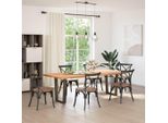 Vidaxl Gambe Del Tavolo Da Pranzo A Forma Di V 2 Pezzi In Acciaio Naturale 60X(72-73,3) Cm Acciaio