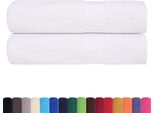 Vidaxl Asciugamani Da Doccia 2 Pz. Bianco 70X140 Cm 360 G/M² 100% Cotone