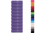 Vidaxl Asciugamani 10 Pezzi Frogn Viola 30X30 Cm 100% Cotone