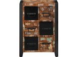 Vidaxl Credenza 50X35X70 Cm In Legno Massiccio Antico