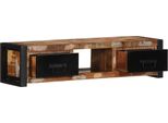 Mobile Tv Vidaxl 100X30X25 Cm In Legno Massiccio Di Recupero