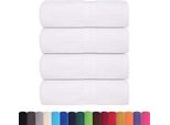 Vidaxl Asciugamani 4 Pezzi Frogn Bianco 30X30 Cm 100% Cotone