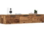 Vidaxl Armadio A Muro Effetto Legno Vecchio 102X30X20 Cm Materiale Legno