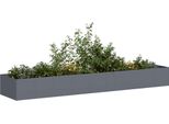 Vidaxl Fioriera Antracite 360X80X40 Cm In Acciaio