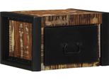 Vidaxl Comodini 2 Pz. Multicolore 40X35X25 Cm Legno Di Recupero Legno Massiccio