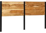 Vidaxl Testata 180 Cm In Legno Massiccio Di Acacia E Ferro