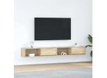 Vidaxl Mobili Tv 2 Pezzi Rovere Sonoma 100X31X25,5 Cm Materiale A Base Di Legno