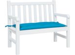 Vidaxl Cuscino Per Panca Da Giardino Azzurro 100X50X7 Cm Tessuto Oxford
