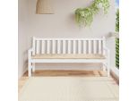 Vidaxl Cuscino Per Panchina Da Giardino Beige 180X50X7 Cm Tessuto Oxford