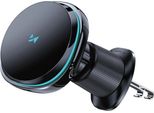 Wozinsky Wct5-Q6S2Y Supporto Per Auto Con Caricatore Induttivo Qi/Magsafe 15W Per Griglia Di Ventilazione - Nero