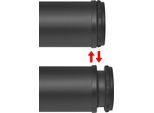 4X Gamba Del Tavolo Regolabile In Altezza Nero 1100 Mm