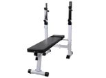 Vidaxl Panca Per Pesi Con Ripiano, Set Di Bilancieri E Manubri 60,5 Kg
