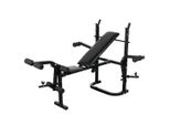 Vidaxl Panca Da Allenamento Con Rack, Set Di Bilancieri E Manubri Da 60,5 Kg