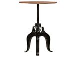 Vidaxl Tavolo Da Bar In Legno Massiccio Antico 75X(76-110) Cm